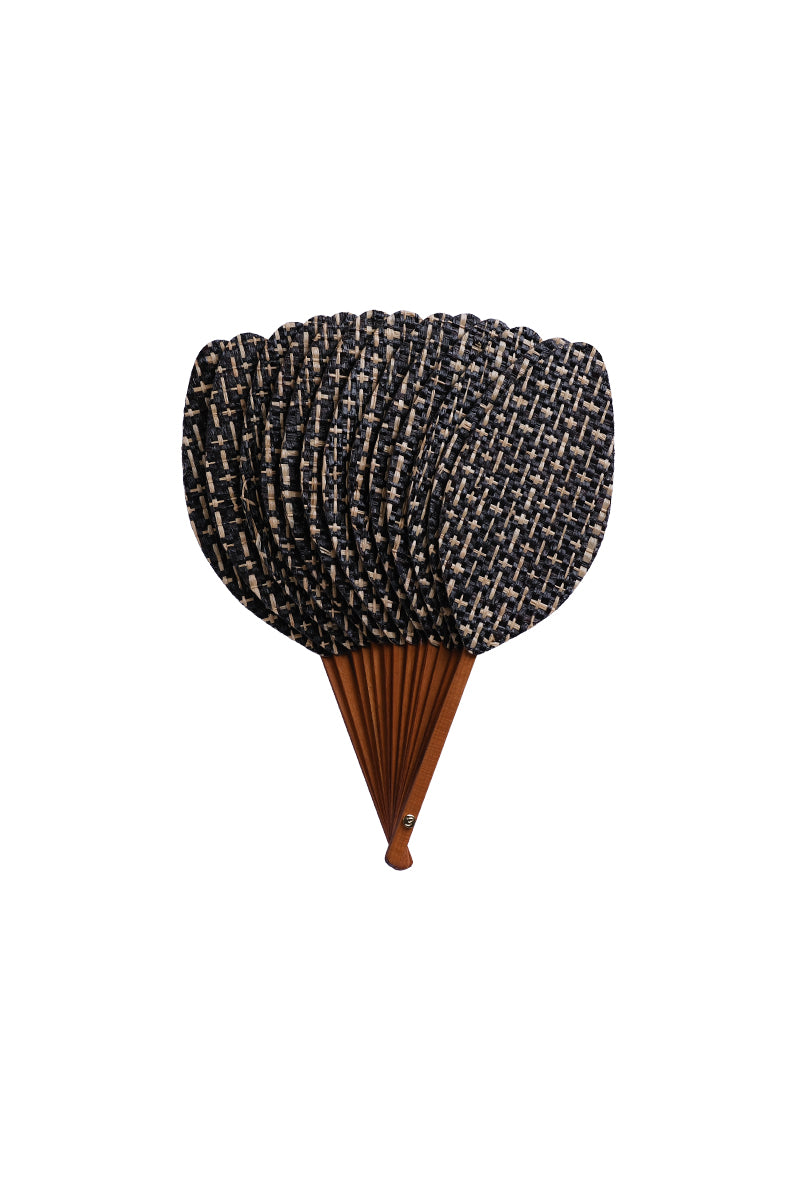 Chino luxury raffia fan